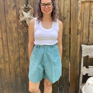 Vintage linen shorts